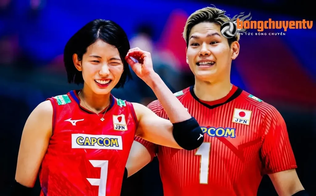  Cặp đôi bóng chuyền nổi tiếng Yuji Nishida và Sarina Koga