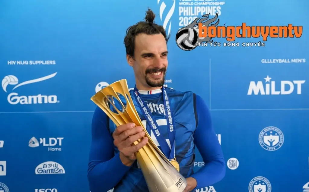 Simone Giannelli, người hai lần vô địch Giải vô địch bóng chuyền nam thế giới FIVB