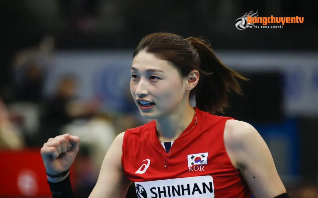 Kim Yeon koung thi đấu thăng hoa trong màu áo đội tuyển quốc gia Hàn Quốc tại Olympic