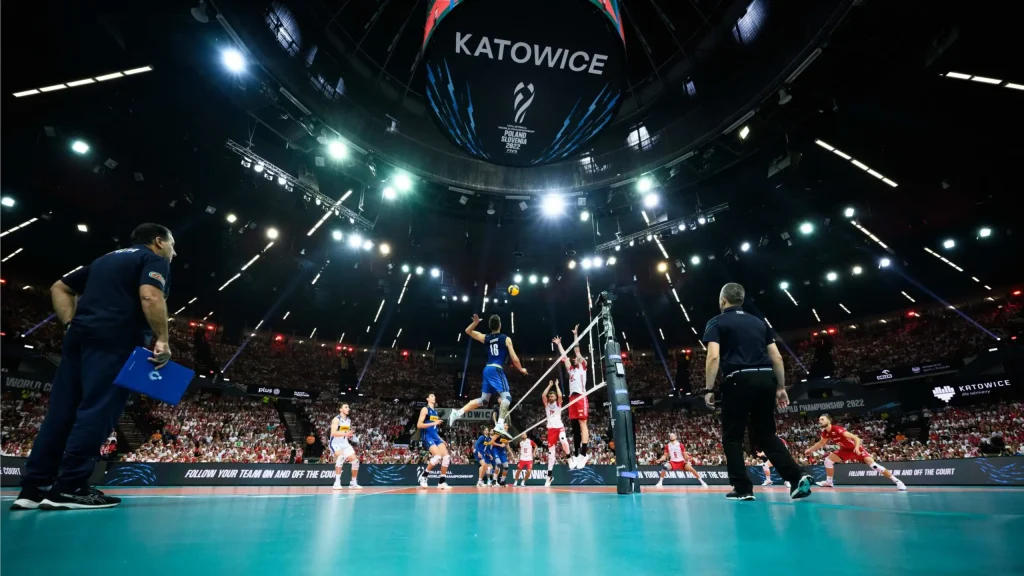 Các đội tuyển bóng chuyền Thi đấu tại FIVB World Cup bóng chuyền nam.