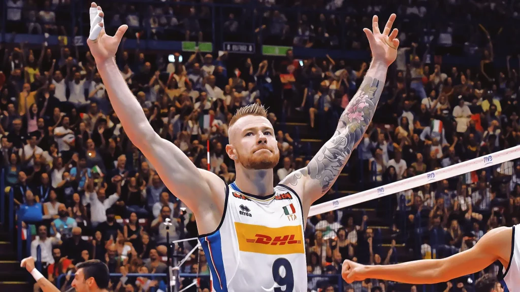 Ivan Zaytsev sa hoàng đội tuyển quốc gia bóng chuyền Ý 