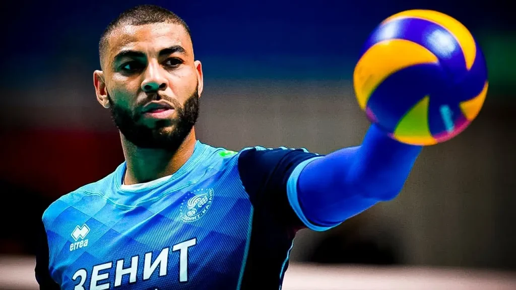 Earvin N'Gapeth thi đấu nổi bật trong màu áo câu lạc bộ Modena
